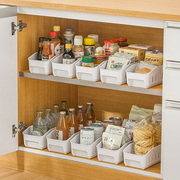 大容量厨房餐具调味料分格，收纳盒桌面零食杂物收纳筐，蔬果整理盒子