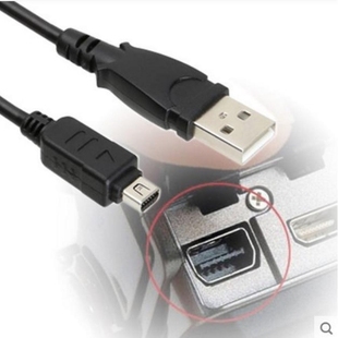 奥林巴斯E-M5数据线E-M1 EM1 EM5 E-P5 EP5 E-PL8微单相机USB充电