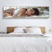 睡美人性感美女海报酒店房间床头装饰画饭店旅馆卧室挂画墙画壁画