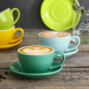 K9HX 300ml欧式陶瓷拉花拿铁咖啡店专用咖啡杯套装简小奢华杯