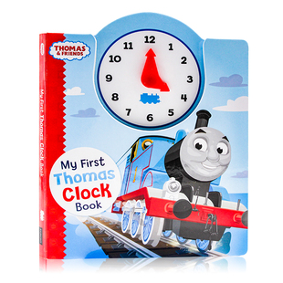 托马斯时钟书Thomas and Friends my first Thomas Clock Book小火车托马斯和朋友们 纸板书宝宝时间管理托马斯英文原版绘本