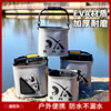 打水桶折叠鱼桶加厚ENA便携式钓鱼鱼护桶水桶活鱼桶带提绳鱼桶
