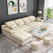 2022年新欧式(新欧式)沙发，轻奢款北欧布艺沙发客厅，三人位组合现代简