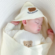 新生婴儿超软纯棉纱布抱被夏季薄款包巾包被初生宝宝外出裹布包单