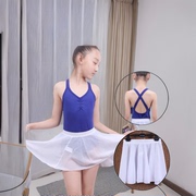 2024夏季女童纯棉吊带体操练功服儿童舞蹈服分体少儿芭蕾舞裙