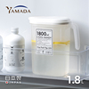YAMADA日本进口凉水壶耐热家用柠檬水扎壶大容量日料店冷水壶1.8L