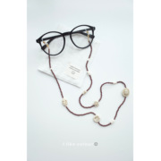 摩卡|咖啡色系气质眼镜，链复古小众设计精致长款毛衣链口罩链百搭