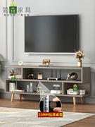 简易电视柜田园现代简约小户型，高款单个落地省空间，迷你窄客厅