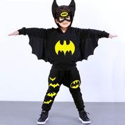 万圣节儿童服装男蜘蛛侠超人衣服奥特曼童装蝙蝠侠表演套装秋卫衣