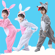 六一兔子演出服儿童幼儿园小兔子表演服动物服舞蹈纱裙亲子装
