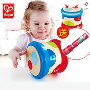 hape儿童玩具电子手拍鼓音乐拍拍鼓婴儿宝宝敲打乐器幼儿手鼓益智
