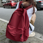 书包女日系ins简约校园高中大学生，双肩包初中(包初中，)女生大容量旅行背包