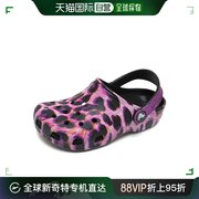 韩国直邮crocs运动沙滩鞋凉鞋crocs女經典豹紋拖鞋涼鞋2