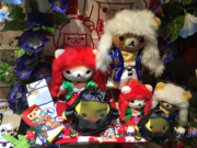 日本 Rilakkuma轻松熊懒懒熊 日式和风毛绒公仔布娃娃