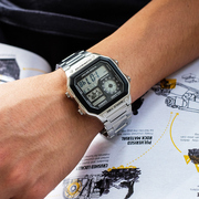 卡西欧运动手表复古学生户外方形电子男，表ae-1200whd-1a1b