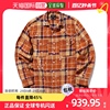 日本直邮BEAMS PLUS 男士涂鸦风格格纹工作衬衫 经典版型 舒适全