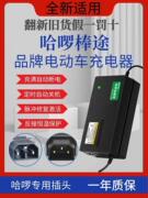 哈啰棒途电动车电瓶48V12AH48V20AH60V72V20AH国标三竖断电充电器