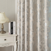 成品遮光窗帘布料定制客厅，卧室飘窗遮阳欧式简约现代处理