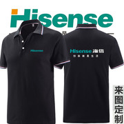 海信电器工作服团建衣服Polo衫定制夏男女POLO衫半袖五分袖短袖mh