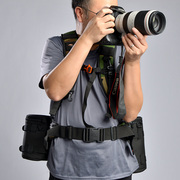 赛富图双肩摄影背带多功能，减压腰带镜头，筒腰包快悬挂单反相机配件