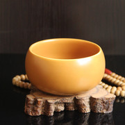 复古碗钵黑色碗黄色钵盂居士素食碗僧人米饭碗单个白瓷陶瓷青瓷碗