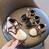 婴儿童马丁靴1一2岁宝宝学步鞋子软底男童靴子冬季加绒女童小童鞋