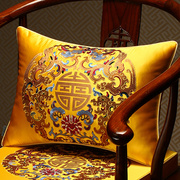 中式抱枕中国风客厅古典腰枕靠垫，含芯高端红木家具沙发靠枕靠背垫