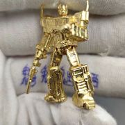 变形金刚擎天柱纯铜机器人模型摆件可上色百兽王铠甲战士机甲士兵