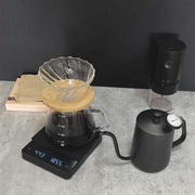 长嘴手冲咖啡套装咖啡过滤器滤杯分享壶磨豆机组合咖啡器具手