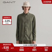 GANT甘特春夏男士时尚美式休闲宽松廓形透气复古长袖衬衫3034630
