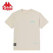 kappa卡帕2023夏短袖(夏短袖，)男运动t恤休闲简约圆领半袖k0d32td63