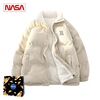 NASA双面穿羊羔绒棉衣棉服男女同款灯芯绒外套秋冬季2023加厚