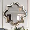 欧式装饰镜子美式客厅背景墙，壁挂镜创意玄关壁炉，艺术镜软装餐边镜