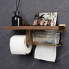 实木卫生间纸巾盒免打孔抽纸厕所洗手间卫生纸置物架浴室卷纸巾架