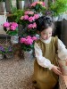 女童套装秋季奶油色木耳边长袖，打底衫+芥绿色花边背心裙洋气