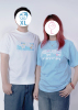 无用商店2023夏季T恤 RECYCLE ME系列 白色蓝色 纯棉原创设计