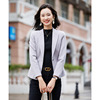 女士长袖小西装外套春秋款修身小西服百搭外搭时尚上衣短开衫8967