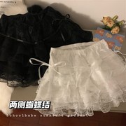 直供蕾丝打底裙裤内搭安全裤，女装秋季南瓜裤裙撑日常防走光花苞短