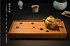 中式孟宗竹制蓄水式茶托茶台茶海七星，小茶盘家用盛水式功夫茶具