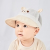 宝宝遮阳帽夏季婴儿帽子薄款防晒鸭舌帽男女儿童网太阳帽透气凉帽
