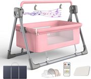 日本蓝牙电动婴儿床0~36个月，新生儿宝宝自动摇篮，椅折叠便携式