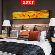 赵无极卧室床头装饰画 客厅欧式挂画现代简约抽象美式有框画