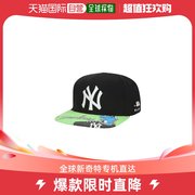 韩国直邮MLB 儿童 蓝色 KINO 棒球帽 平沿帽子 72CPRB011-50L