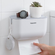 创意卫生纸盒卫生间纸巾厕纸，置物架家用免打孔厕所，防水抽纸卷纸筒
