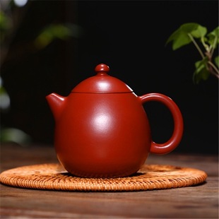 原矿大红袍紫砂壶龙蛋壶名家手工黑朱泥小容量红茶壶功夫茶具