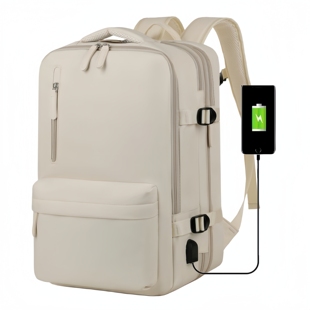 可扩容双肩包超大容量书包，商务出差背包，行李包15.6寸笔记本电脑包