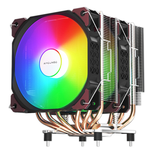 爱国者冰锋600SS nARGB版CPU散热器风冷超静音AMD电脑主机风扇无