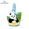 Pandamomo 原创大熊猫环保布包 休闲手提包手腕包小水桶鸭 胖大海
