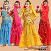 女童肚皮舞蹈服儿童，印度舞演出服少儿民族，演出服装幼儿新疆表演服