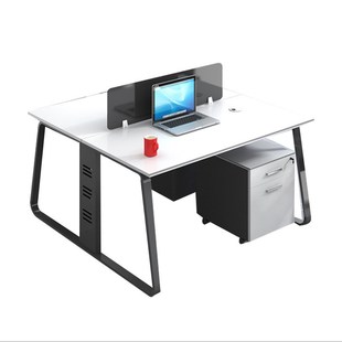 网红职员办公桌2人4人位屏风，隔断卡位员工位电脑办公桌椅组合